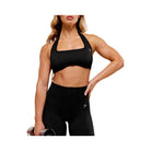Gymshark Adapt Fleck x Whitney Halterneck Sports Bra - Black