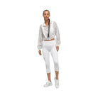 Alo Women's High-Waist Airbrush Capri - White