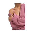 Alo Women's Sweet Escape Zip Up Hoodie - Pink Wild Rose