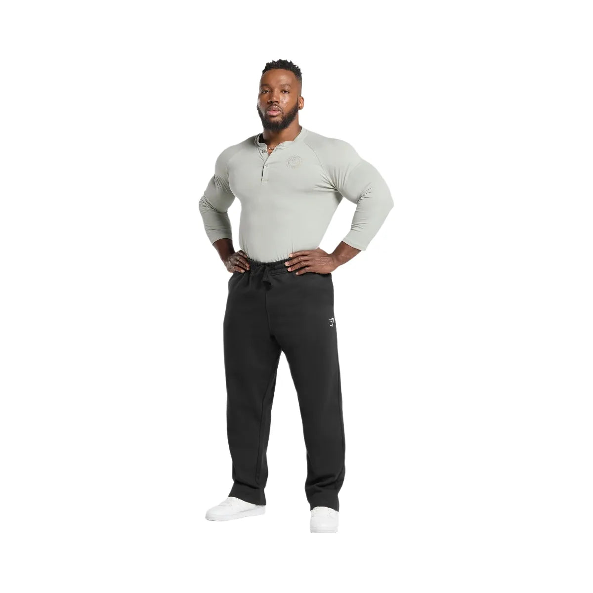 Gymshark Legacy Henley - Stone Grey