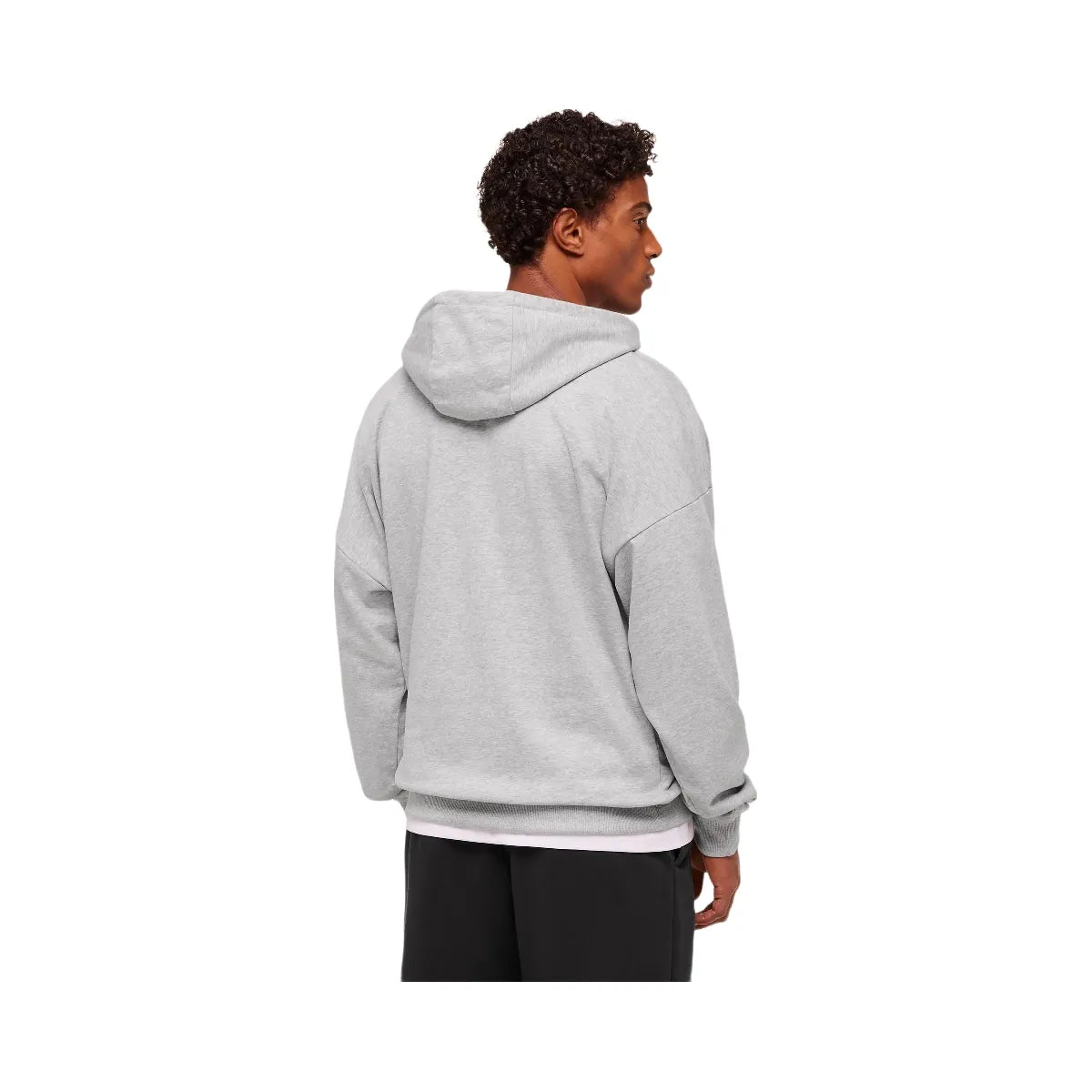 Gymshark Worn Graphic Hoodie - Light Grey Core Marl