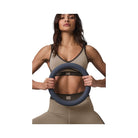 Alo Women's Airlift Line Up Bra - Gravel
