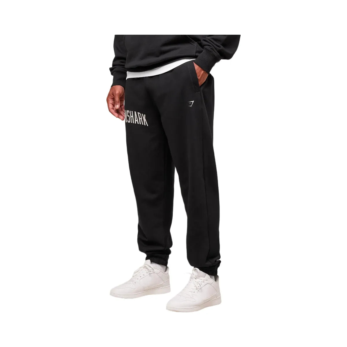 Gymshark Worn Graphic Jogger - Black