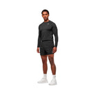 Gymshark Vital Long Sleeve T-Shirt - Black/Silhouette Grey
