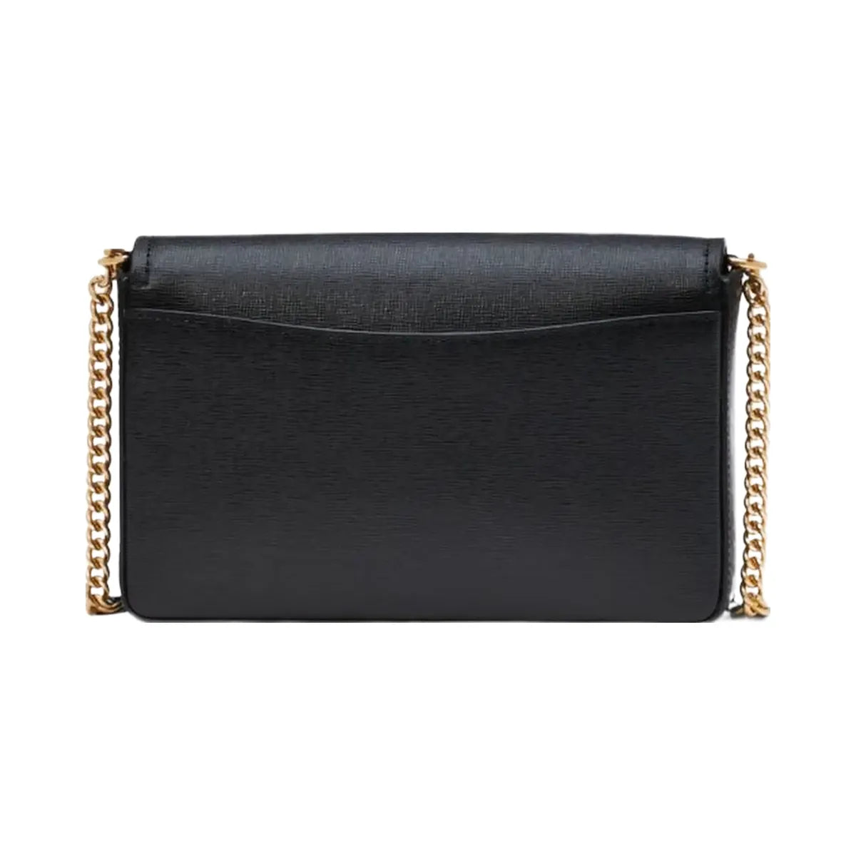 Kate Spade Morgan Bow Embellished Flap Chain Wallet Black