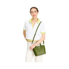 Kate Spade Suite Scalloped Crossbody Tote Jungle Vine