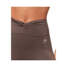 Gymshark Twist Front Straight Leg Legging - Walnut Brown