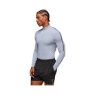 Gymshark everywear Warp Knit 1/4 Zip - Pale Blue