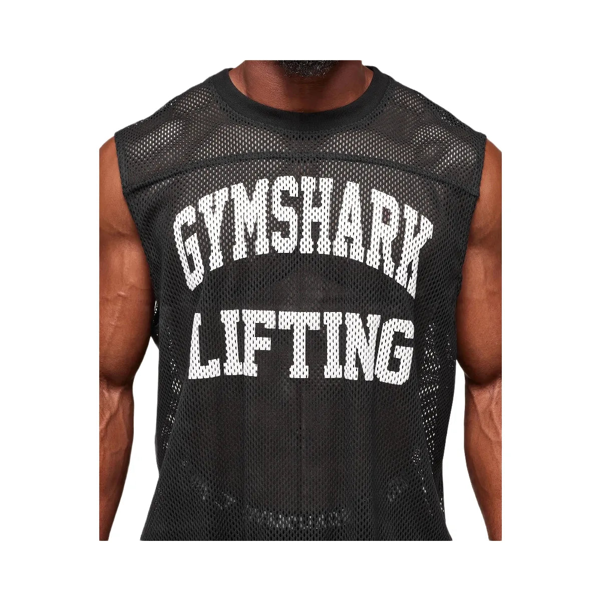 Gymshark Mesh Oversized Tank - Black