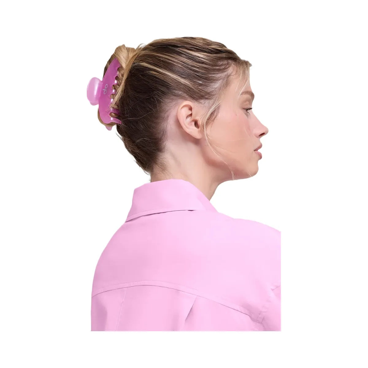 Alo Effortless Claw Clip (2-Pack) - Candy Heart Pink/Bright Red