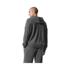 Alo Men's Wool Cashmere New Class Hoodie - Platinum Grey