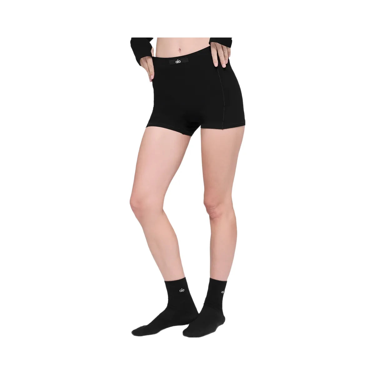 Alo Women's soft Sincere Micro Short - Black