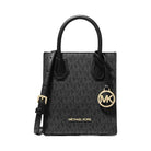 Michael Kors Mercer Extra-Small Logo and Leather Crossbody Bag Black