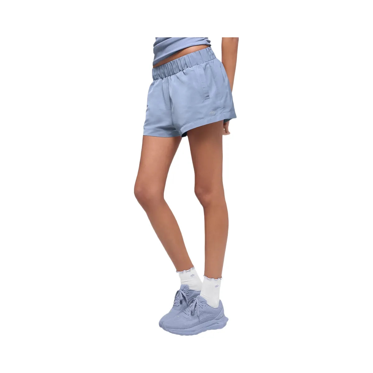 Alo Women's High-Waist Socialite Short - Winter Frost