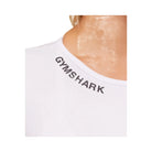 Gymshark Embroidered Logo Crop Top - White