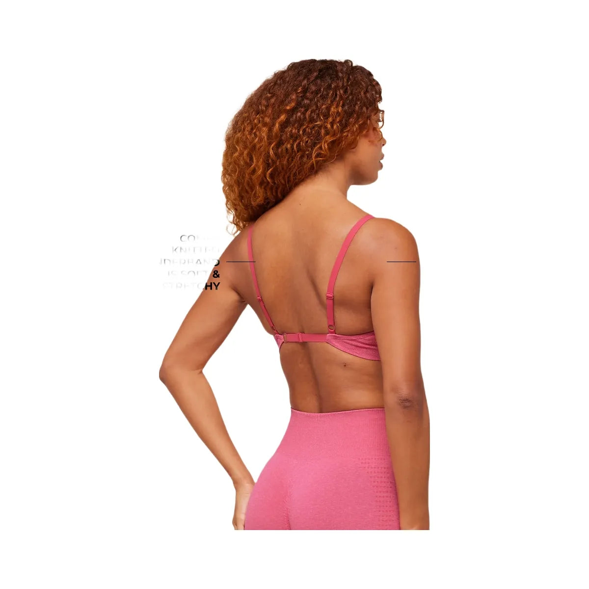 Gymshark Vital Sports Bra - GS Vintage Rouge Pink/ Marl