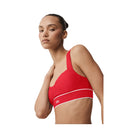 Alo Women's Airlift Alignment Bra - Bright Red/White
