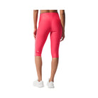 Alo Women's Airlift High-Waist Super Sleek Contrast Capri - Candy Red/White