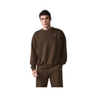 Alo Accolade Crew Neck Pullover - Espresso