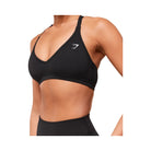 Gymshark Cotton Racerback Sports Bra - Black