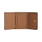Coach Card Holder Wallet In Signature Canvas With Floral Print Gold-Sand Multi