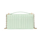 Kate Spade Deco Quilted Mini Flap Chain Crossbody Pistachio Ice