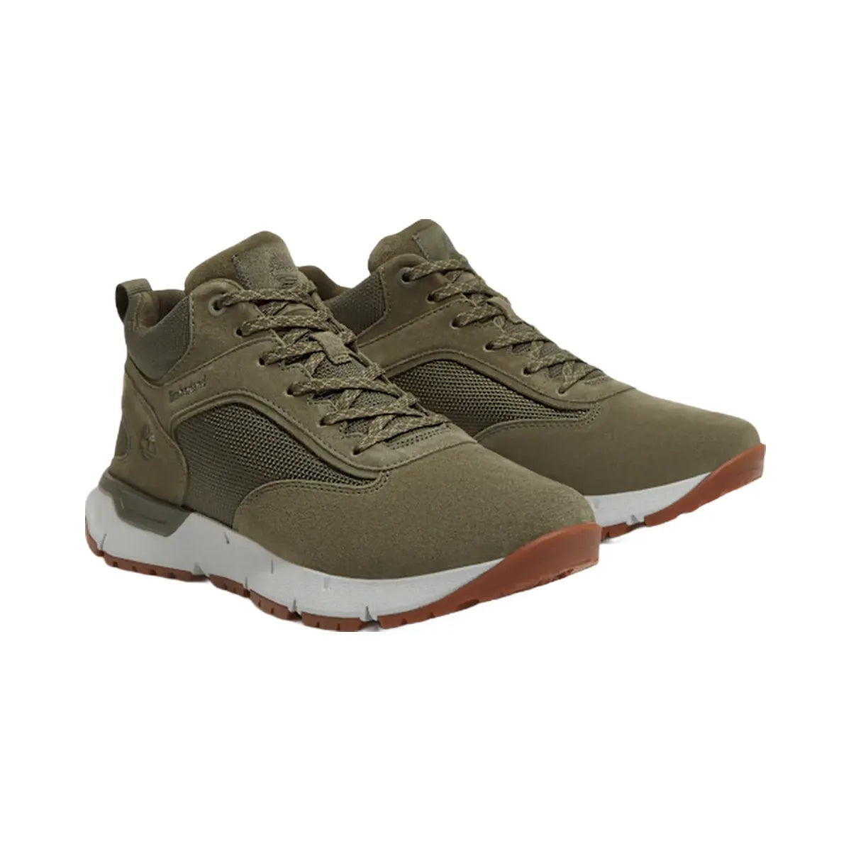 Timberland Voyager Park Mid Lace-Up Sneaker Dark Green Suede Men'S