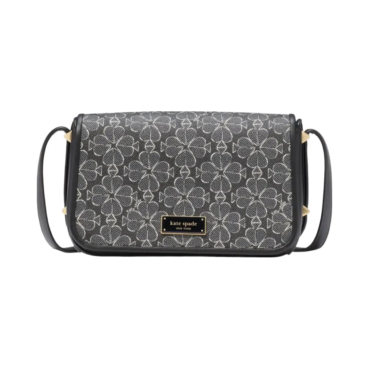Kate Spade Liv Spade Flower Crossbody Bag Black Multi
