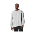 Alo Men's Double Take Long Sleeve Crew - Athletic Heather Grey