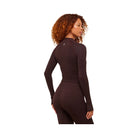 Gymshark Vital Midi Zip Up Jacket - Rich Maroon/Marl