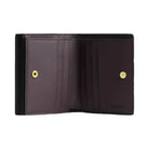 Coach Eliza Small Wallet In Signature Canvas Signature Canvas-Gunmetal-Black