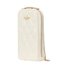 Kate Spade Carey Quilted North South Phone Crossbody Meringue