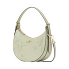 Kate Spade Nova Floral Applique Crescent Shoulder Bag Sage Bundle