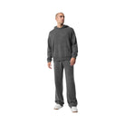 Alo Men's Wool Cashmere New Class Hoodie - Platinum Grey
