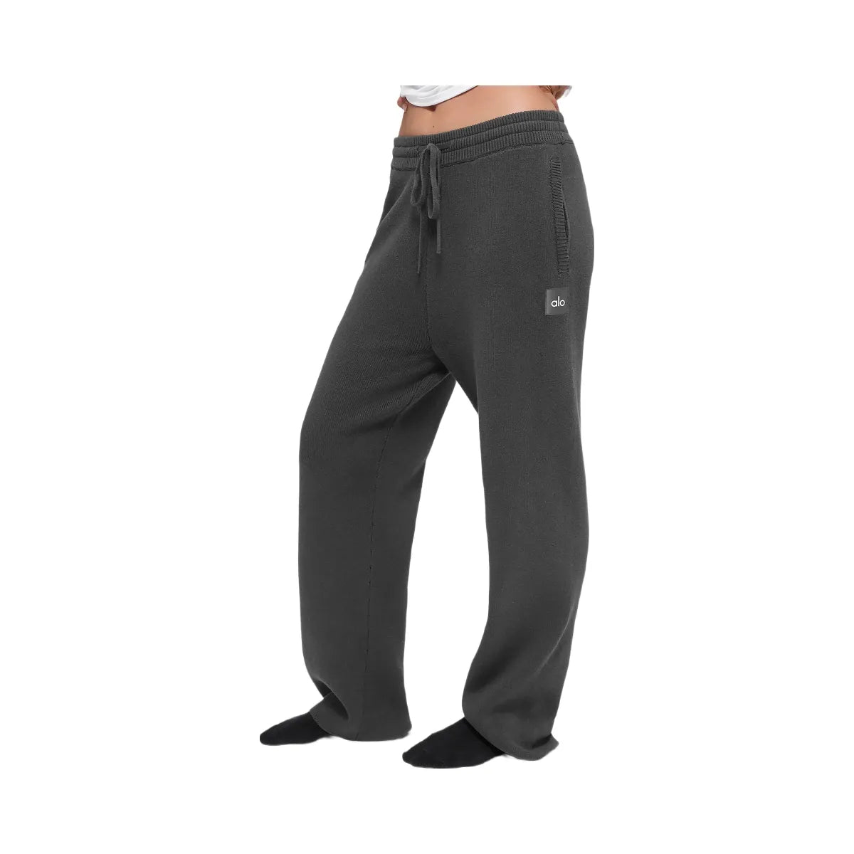 Alo Men's Scholar Straight Leg Sweatpant - Anthracite