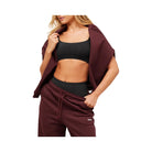 Gymshark Cosy Luxe Cuffed Joggers - Rich Maroon