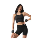 Alo Women's Seamless Ribbed Favorite Bra Tank - Black