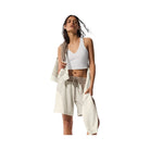 Alo Women's 7" Make Waves Short - Ivory/Bone/Gravel