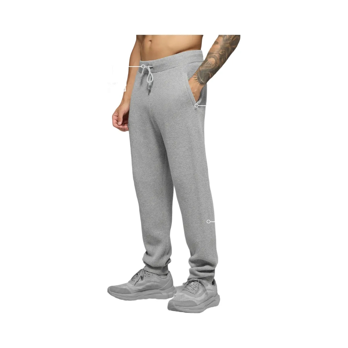 Alo Men's Sports Club Jogger - Athletic Heather Grey
