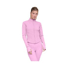Alo Women's Airbrush Corset Full Zip Jacket - Candy Heart Pink