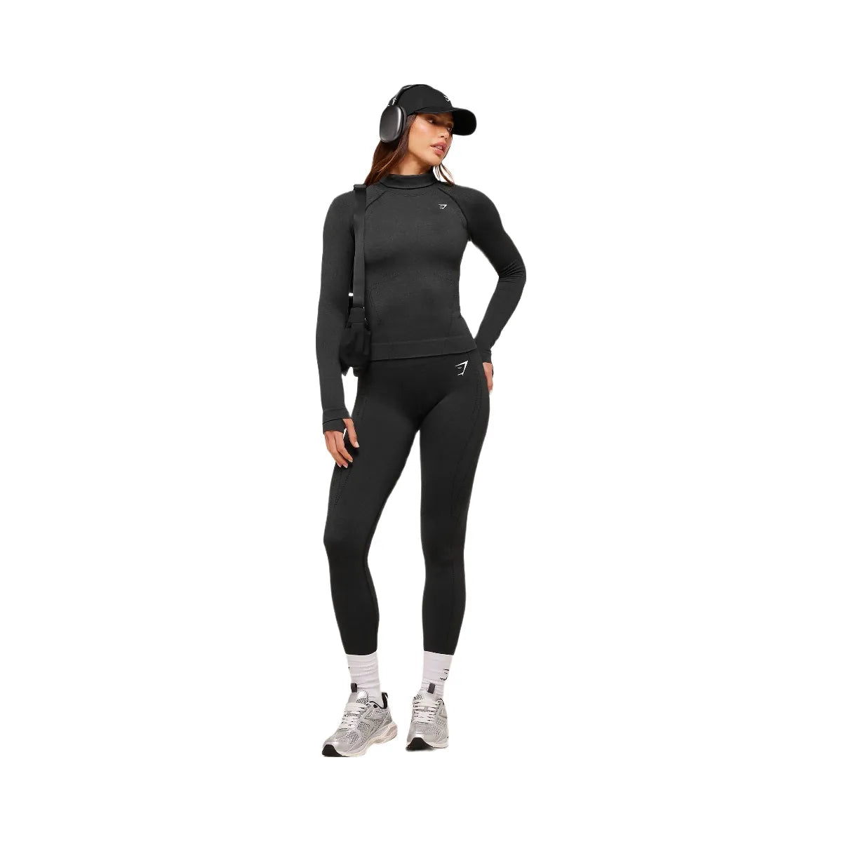 Gymshark VItal Warm Leggings - Black Marl