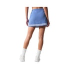 Alo Women's Tennis Club Sweater Knit Skirt - Crystal Clear Blue/White
