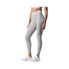 Alo Women's Alosoft High-Waist 7/8 Better Together Legging - Athletic Heather Grey/White