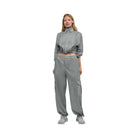 Alo Women's Sheer Game Time Wide Leg Jogger - Lunar Grey