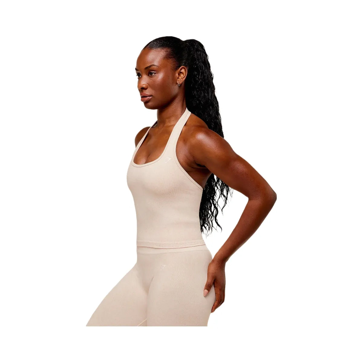Gymshark Adapt Fleck x Whitney Tank With Shelf - Coconut White