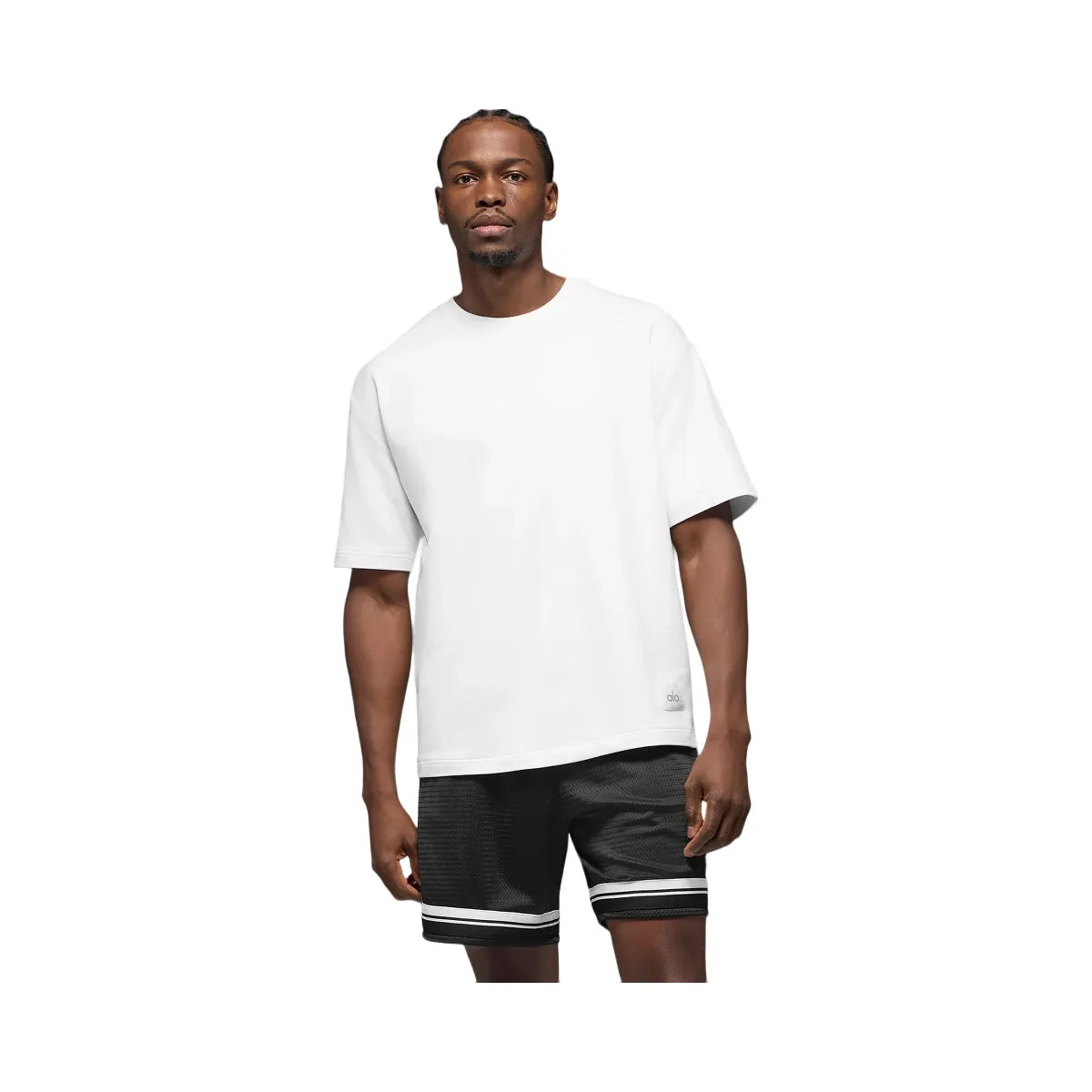 Alo Men's Double Take Short Sleeve - White