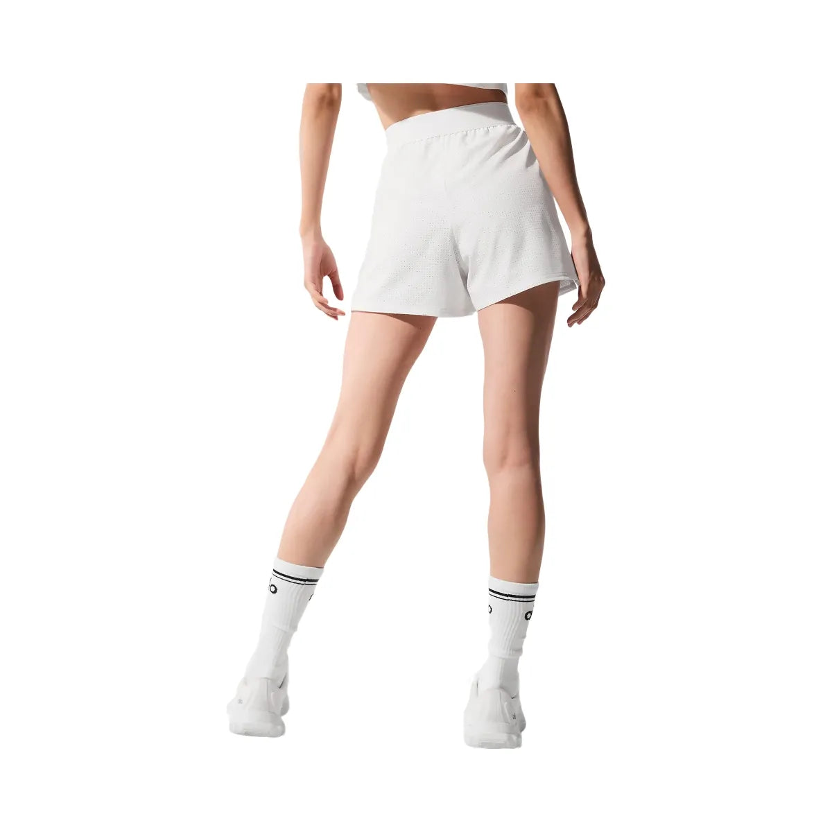 Alo Women's Mesh Mirage Short - White