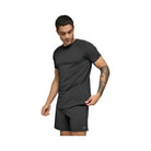 Alo Men's Vapor Crewneck Short Sleeve - Anthracite