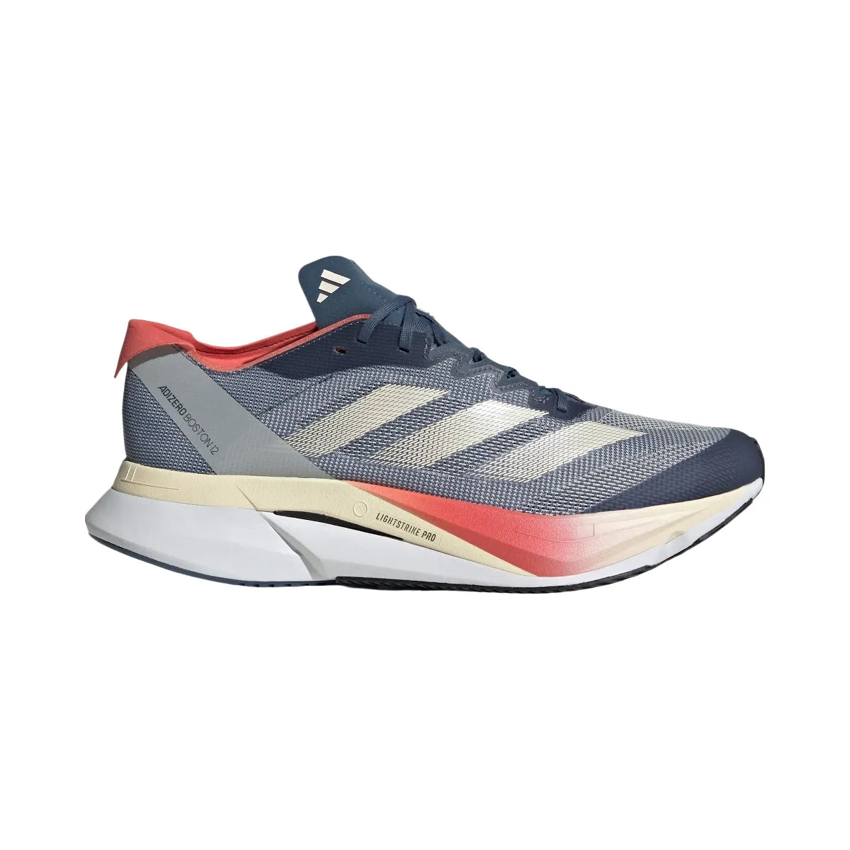 Adidas Adizero Boston 12 Boston Marathon Preloved Ink Wonder White Preloved Scarlet