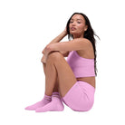 Alo Women's Pulse Grip Sock - Candy Heart Pink